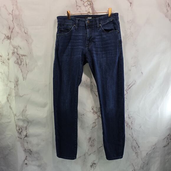 Mavi Jeans Mens 30 X 30 Jake Slim Leg Dark Wash Denim Blue Skinny - Picture 6 of 13